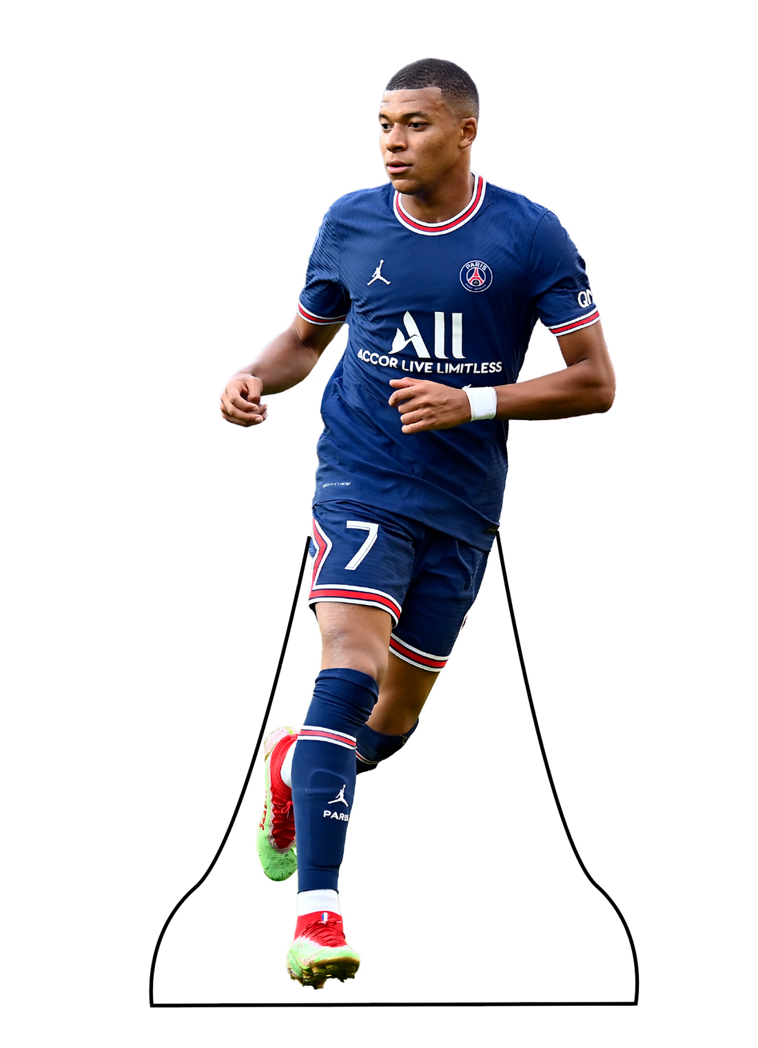 6ft Kylian Mbappé Cardboard Cutout – iPrintUparty